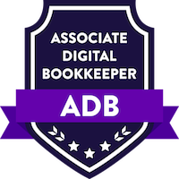 Associate Digital Bookkeeper certification badge earned by Skyfox Bookkeeping